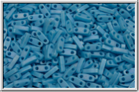 QTL-0413fr, MIYUKI Quarter Tila Beads, aqua, op., matte, AB, 5g