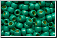 R-08-0578fPF, TOHO Rocailles, 08/0, turquoise, galv., met., perm.-finish, matte, 10 g