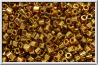 TCS-15-0421, TOHO Cubes, 1,5mm, rose, trans., gold luster, 5g