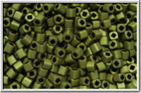 TCS-15-0617, TOHO Cubes, 1,5mm, olivine, met., matte, 5g