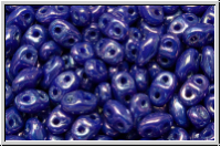 MiniDuo Beads, MATUBO, 2,5x4mm, blue, op., nebula, 5g