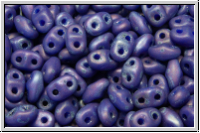 MiniDuo Beads, MATUBO, 2,5x4mm, blue, op., nebula, matte, 5g