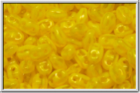 MiniDuo Beads, MATUBO, 2,5x4mm, yellow, opal, 5g