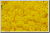 MiniDuo Beads, MATUBO, 2,5x4mm, yellow, opal, matte, 5g