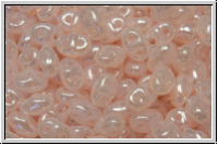 MiniDuo Beads, MATUBO, 2,5x4mm, pink, opal, luster, 5g