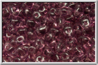 MiniDuo Beads, MATUBO, 2,5x4mm, amethyst, trans., 5g