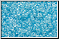 RR-15-4300, MIYUKI Rocailles, 15/0, crystal, trans., luminous ocean blue-ld., 5g
