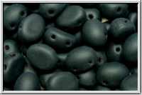 Candy-Beads, oval, PRECIOSA, 6x8mm, black, op., matte, 20 Stk.