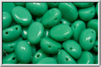 Candy-Beads, oval, PRECIOSA, 6x8mm, turquoise, op., 20 Stk.