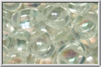 Candy-Beads, oval, PRECIOSA, 10x12mm, crystal, trans., rainbow, 10 Stk.