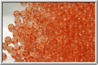 PR-11-01184, PRECIOSA Rocailles, 11/0, crystal, trans., papaya (dyed), 20g