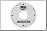 Kumihimo-Scheibe, rund, gro, dnn, 32 Schlitze, 1 Stk.