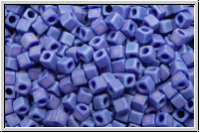 SBS-18-0414fr, MIYUKI Squares, 1,8mm, cobalt, op., matte, AB, 5g