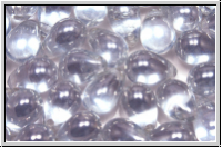 Drop Beads, 6x9mm, violet, pale, trans., luster, 20 Stk.