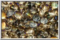 Button®-Beads, 4mm, crystal, trans., half azuro, 50 Stk.