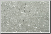 Bhm. Glasschliffperle, PRECIOSA, feuerpol., 3mm, crystal, trans., 50 Stk.