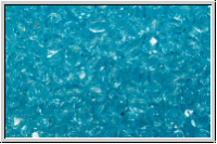 Bhm. Glasschliffperle, PRECIOSA, feuerpol., 3mm, aqua, trans., 50 Stk.