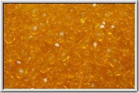 Bhm. Glasschliffperle, feuerpol., 3mm, sunflower, trans., 50 Stk.