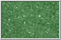 Bhm. Glasschliffperle, feuerpol., 3mm, peridot, lt., trans., 50 Stk.