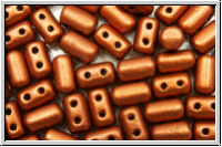 RUL-00030-01750, Rulla Beads, 3x5mm, copper, dk., metallic, satin, 100 Stk. (ca. 11 g)