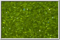 Bhm. Glasschliffperle, feuerpol., 3mm, olivine, trans., 50 Stk.