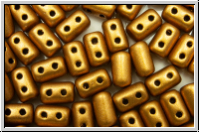 RUL-00030-01740, Rulla Beads, 3x5mm, brass gold, metallic, satin, 100 Stk. (ca. 11 g)