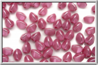 PB-02010-25008, Pinch Beads, 5x3mm, white, alabaster, pink, 65 Stk.