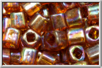 TC-04-0177, TOHO Cubes, 4mm, topaz, sm., trans., AB, 10g