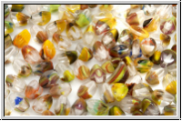 PB-00030-00000, Pinch Beads, 5x3mm, crystal, trans., happy yellow, 65 Stk.