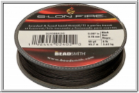 S-LON Fire Beading Thread, Fdelgarn, 08 LB, black, 50 yd