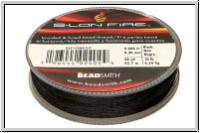 S-LON Fire Beading Thread, Fdelgarn, 10 LB, black, 50 yd