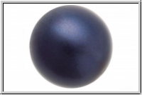 PRECIOSA Round Pearls MAXIMA, 4mm, blue, dk. - pearl effect, 25 Stk.