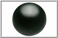 PRECIOSA Round Pearls MAXIMA, 4mm, black, magic - crystal, 25 Stk.