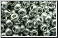 RR-08-4587, MIYUKI Rocailles, 08/0, silver, met., satin, 10g