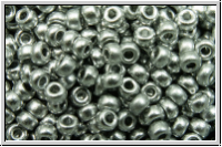 RR-11-4587, MIYUKI Rocailles, 11/0, silver, met., satin, 10g