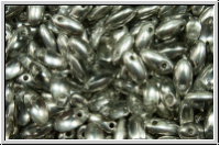 RZ-00030-27001, RIZO Perlen, crystal, trans., half silver, 10 g