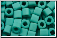 TC-04-0055f, TOHO Cubes, 4mm, turquoise, op., matte, 10g