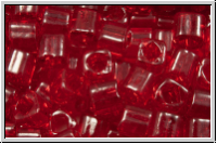 TC-04-0005c, TOHO Cubes, 4mm, ruby, trans., 10g