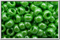 R-08-0130, TOHO Rocailles, 08/0, green, mint, op., luster, 10g