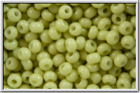 PR-11-03152, PRECIOSA Rocailles, 11/0, white, op., solgel kiwi-2, 20g