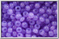 PR-11-02623, PRECIOSA Rocailles, 11/0, white, opal, solgel lilac-3, 20g