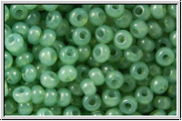 PR-11-02663, PRECIOSA Rocailles, 11/0, white, opal, solgel jade-3, 20g