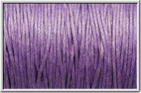 Baumwollkordel (BW), gewachst, 1mm, violet, Preis/m