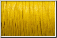 Baumwollkordel (BW), gewachst, 1mm, yellow, Preis/m