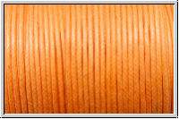 Baumwollkordel (Quali 2), gewachst, 1mm, pale orange, Preis/m