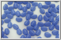 PB-02010-29568, Pinch Beads, 5x3mm, white, alabaster, blue pastel, matte, 65 Stk.