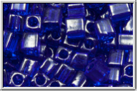 SB-03-0151, MIYUKI Squares, 3mm, cobalt, trans., 10g