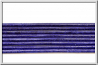 Lederband, 1,3mm, rund, violet, Ziege, Lnge 1 m