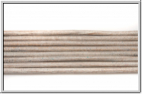 Lederband, 1,3mm, rund, grey, Ziege, Lnge 1 m