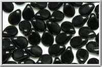 Pip-Beads, 5x7mm, black, op., 50 Stk.